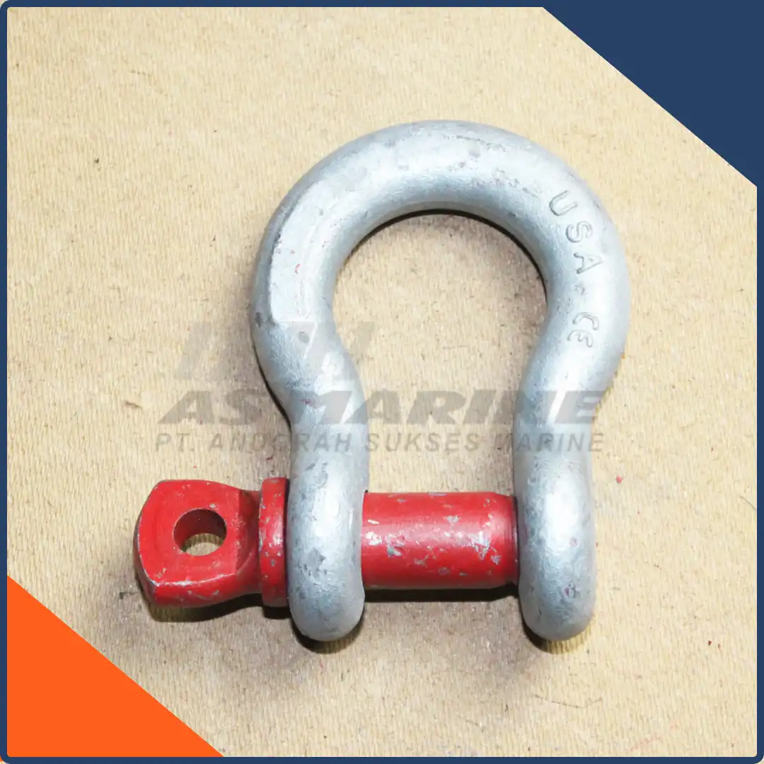 Bow Shackle / Segel Omega Crosby USA G209 Screw PIN 7/8 Inch 6.5 Ton